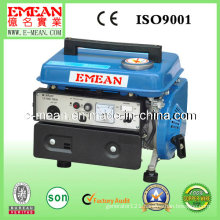 600W Key Start Copper Wire Portable and Silent Gasoline Generator